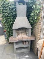 Buiten openhaard / BBQ van steen, niet gemetseld, Ophalen, Gebruikt