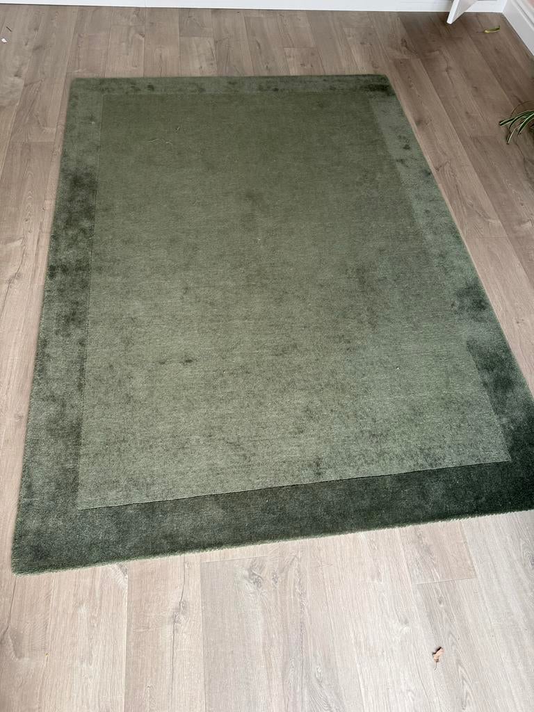 Westwing hoogpolig vloerkleed 160x230 cm groen - perfectstaa, Ophalen, 150 tot 200 cm, 200 cm of meer, Zo goed als nieuw