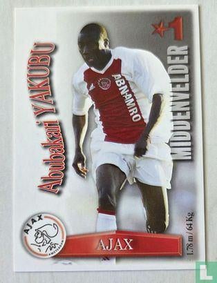 Spelerskaart Ajax - Abubakari Yakubu 2003, Verzamelen, Ophalen of Verzenden, Nieuw, Ajax, Spelerskaart