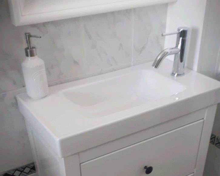 Wastafel/wasbak Ikea Smal!!!, Doe-het-zelf en Verbouw, Sanitair, Gebruikt, Wastafel, Ophalen