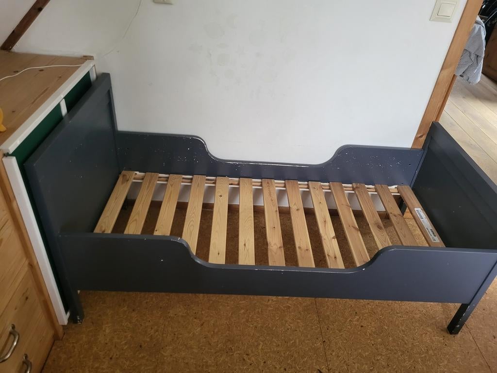 Peuterbed, Kinderen en Baby's, Kinderkamer | Bedden, Ophalen, Gebruikt, 160 tot 180 cm, 70 tot 85 cm