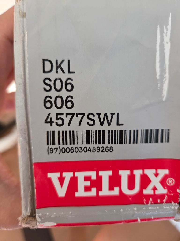 Nieuw Velux verduisterend rolgordijn DKL S06 606 wit, Ophalen, Verduisterend rolgordijn, Wit, Nieuw