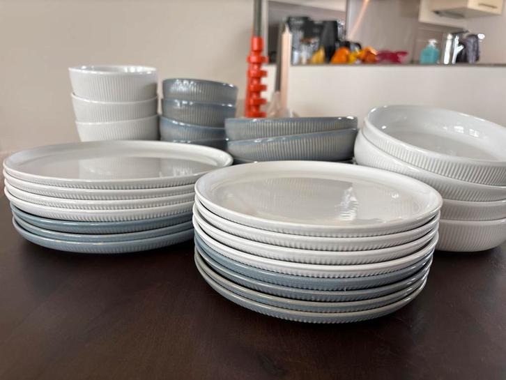 Albert Heijn Royal van Kempen & Begeer servies set, Huis en Inrichting, Keuken | Servies, Zo goed als nieuw, Compleet servies