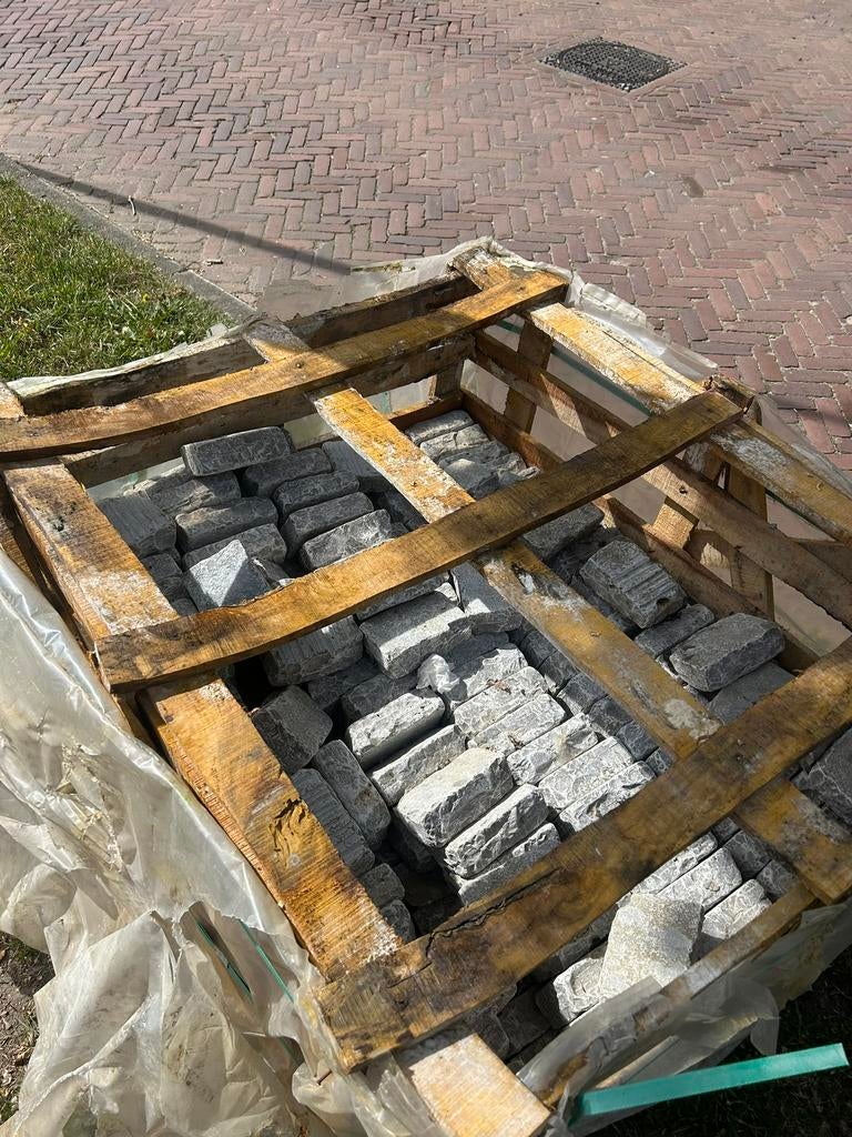 Kassei Tandur Yellow +/- 6 m2 nieuw, Tuin en Terras, Tegels en Klinkers, Ophalen, Nieuw, Beton, Terrastegels