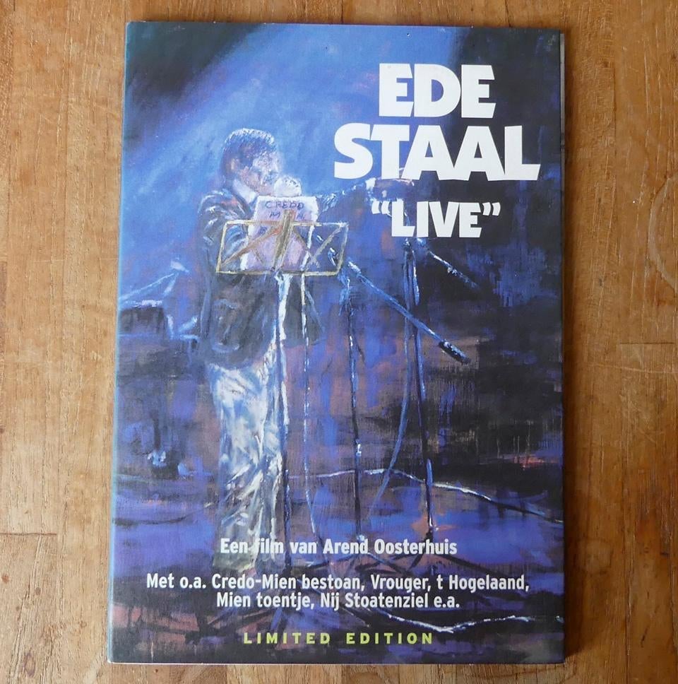 DVD Ede Staal Live concert muziek documentaire film, Alle leeftijden, Ophalen of Verzenden, Gebruikt, Muziek en Concerten