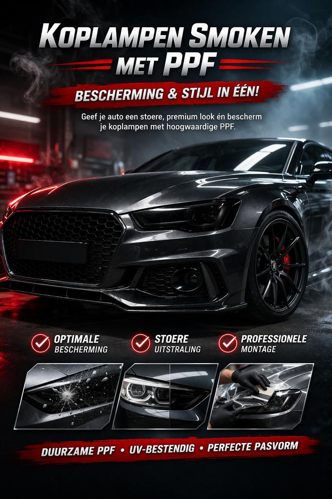 Koplampen Smoken met PPF – Bescherming & Stijl in Één, Auto diversen, Tuning en Styling, Ophalen of Verzenden, Aycar, Aycar, Aycar