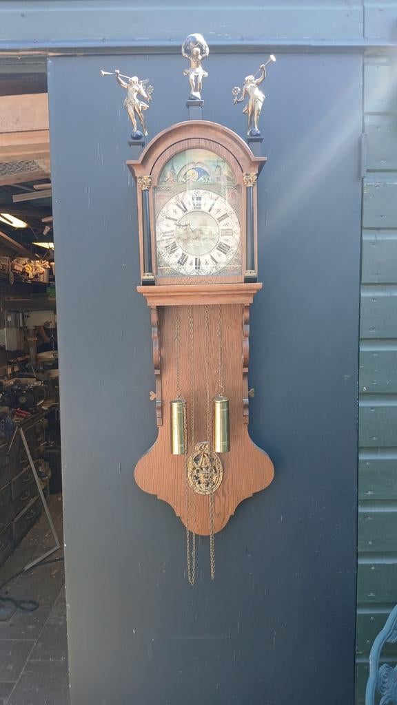 Tekoop  vrieserstaat klok, Antiek en Kunst, Ophalen of Verzenden