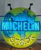 Michelin stock neon licht reclame en veel andere USA neons, Lichtbak of (neon) lamp, Ophalen of Verzenden, Info@americansaleshop.nl