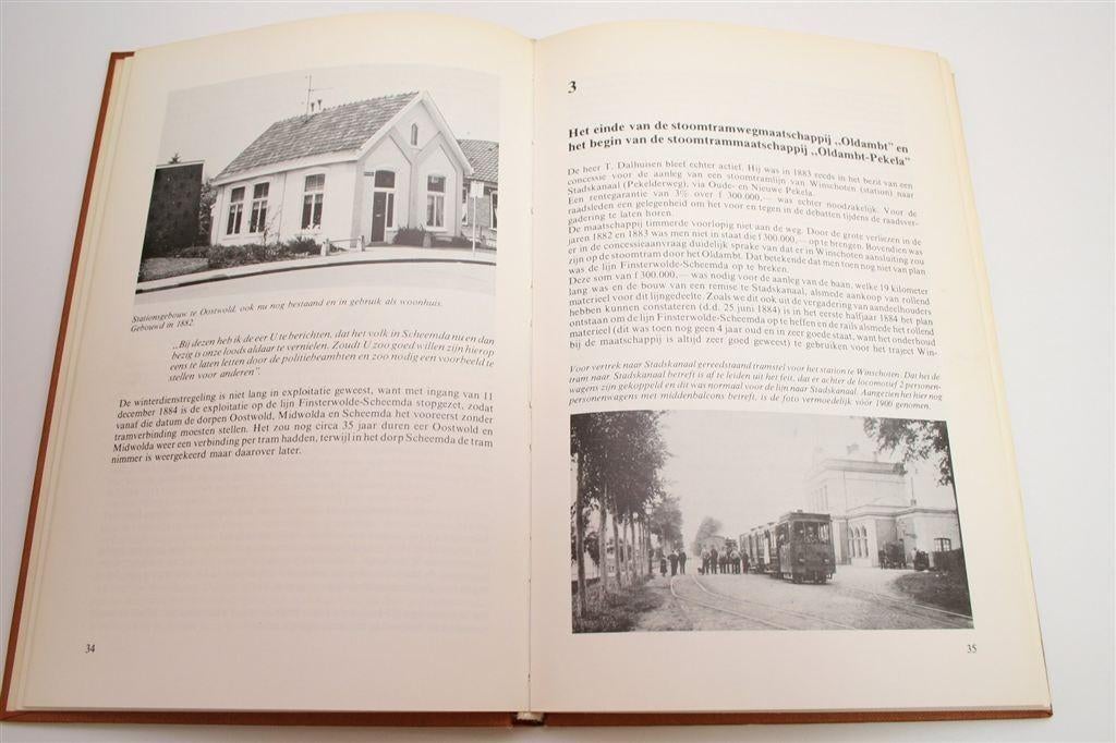 Stoomtram Oldambt-Pekela [1882-1982] — Gedenkboek, Boeken, Geschiedenis | Stad en Regio, Ophalen of Verzenden, Gelezen