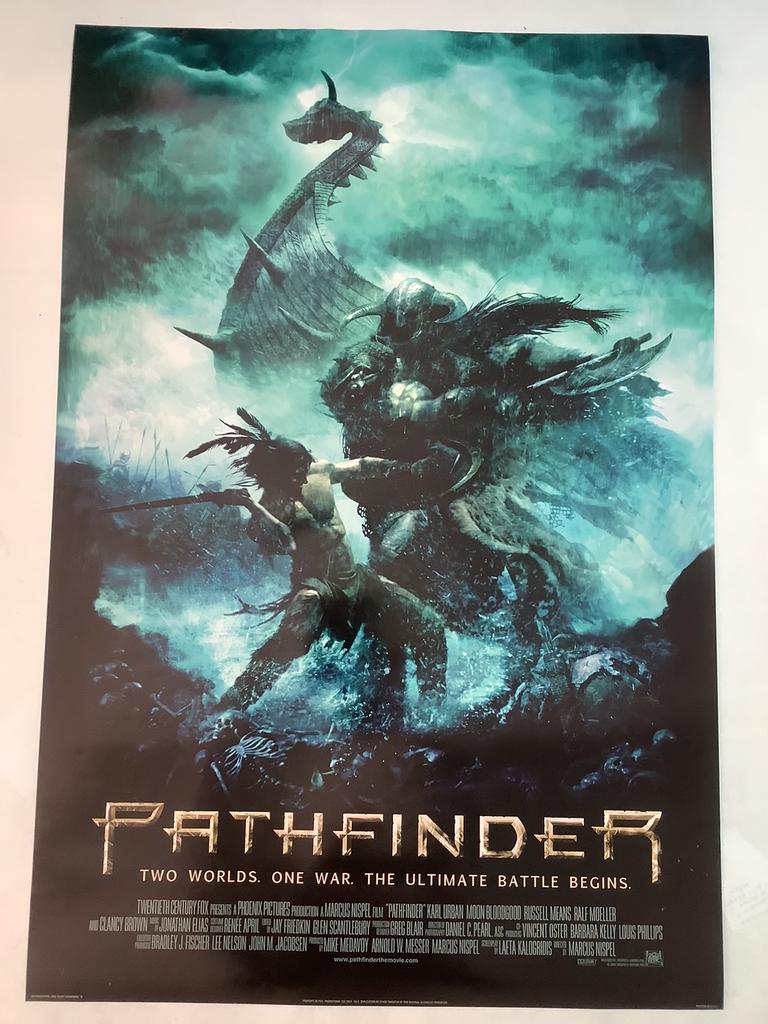 PATHFINDER  USA FILMPOSTER / AFFICHE   68-101cm, Ophalen of Verzenden, Zo goed als nieuw, A1 t/m A3, Film en Tv