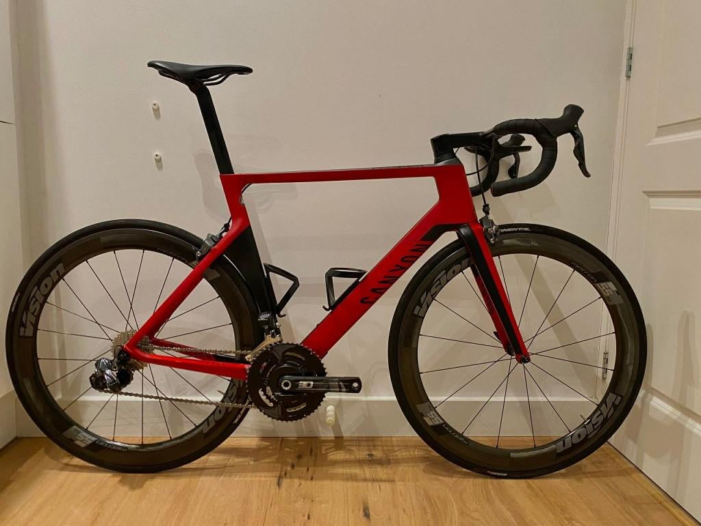 Canyon Aeroad CF SLX Di2 Carbon maat L (Incl. PowerMeter), Overige merken, Carbon, Ophalen of Verzenden, Zo goed als nieuw
