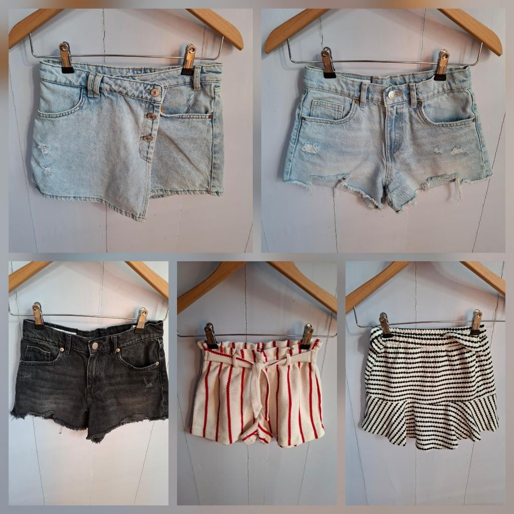 Diverse "Zara" meisjes korte broeken/rokjes. Mt.152cm., Overige typen, Meisje, Ophalen of Verzenden, Zo goed als nieuw