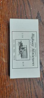 Jordan Highway Miniatures c216 Ford panel truck, Ophalen of Verzenden, Nieuw, Bus of Vrachtwagen, Overige merken
