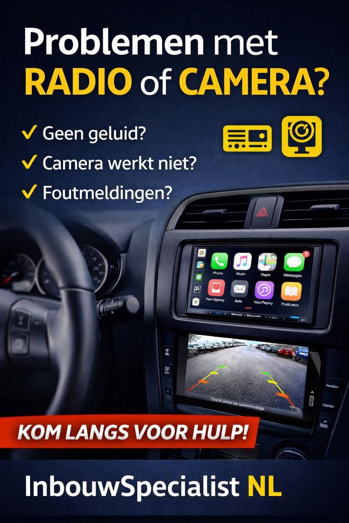 Radio of camera probleem? Geen geluid, storing?Snel opgelost, Ophalen of Verzenden, Zo goed als nieuw