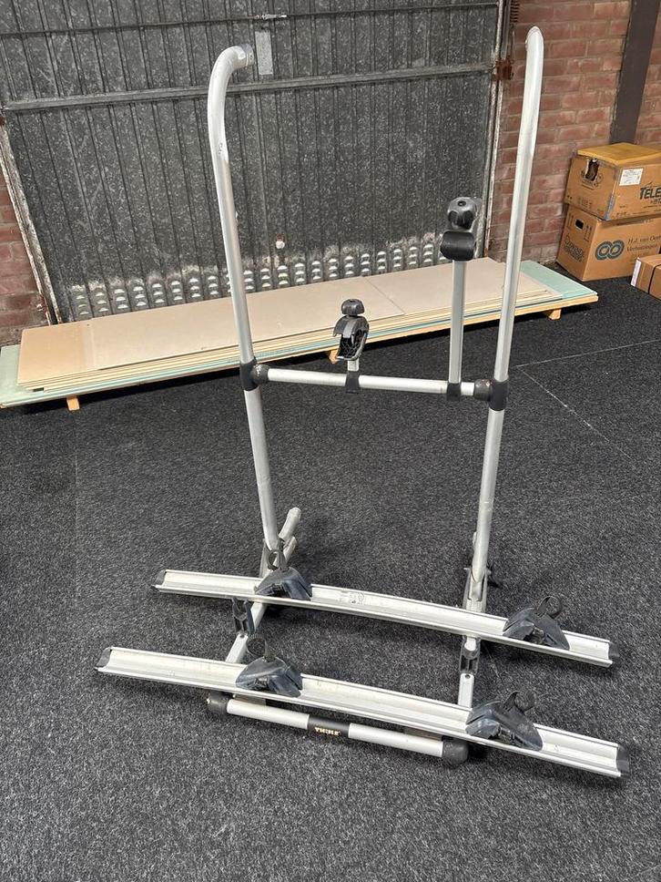 Thule fietsendrager voor op achterwand camper, Auto diversen, Fietsendragers, Gebruikt, Fietsendrager-accessoire, 2 fietsen, Ophalen
