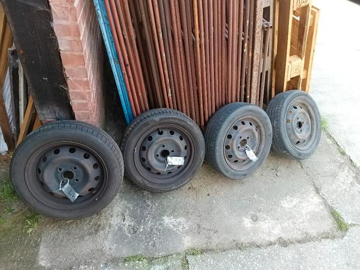 Zomerbanden op stalen velgen, Auto-onderdelen, Banden en Velgen, Banden en Velgen, Zomerbanden, 14 inch, 165 mm, Personenwagen