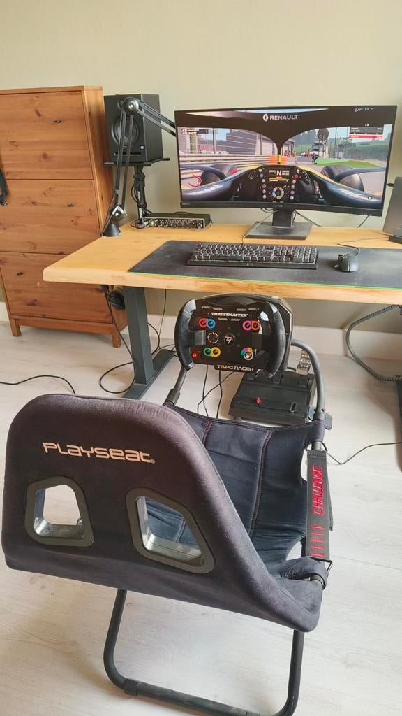 Thrustmaster TS-PC Racer & Playseat Challenge Sim Racing Set, Ophalen, 1 speler, Racen en Vliegen, Eén computer