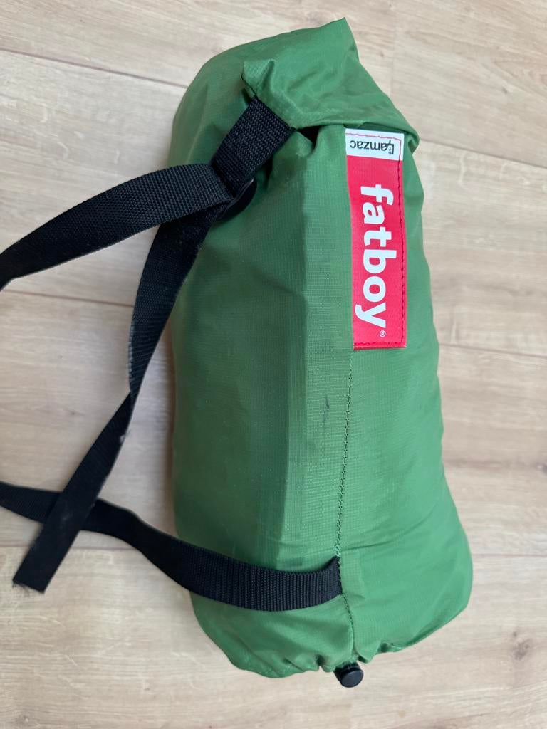 Fatboy Lamzac Luchtbed Groen, Ophalen, Zo goed als nieuw