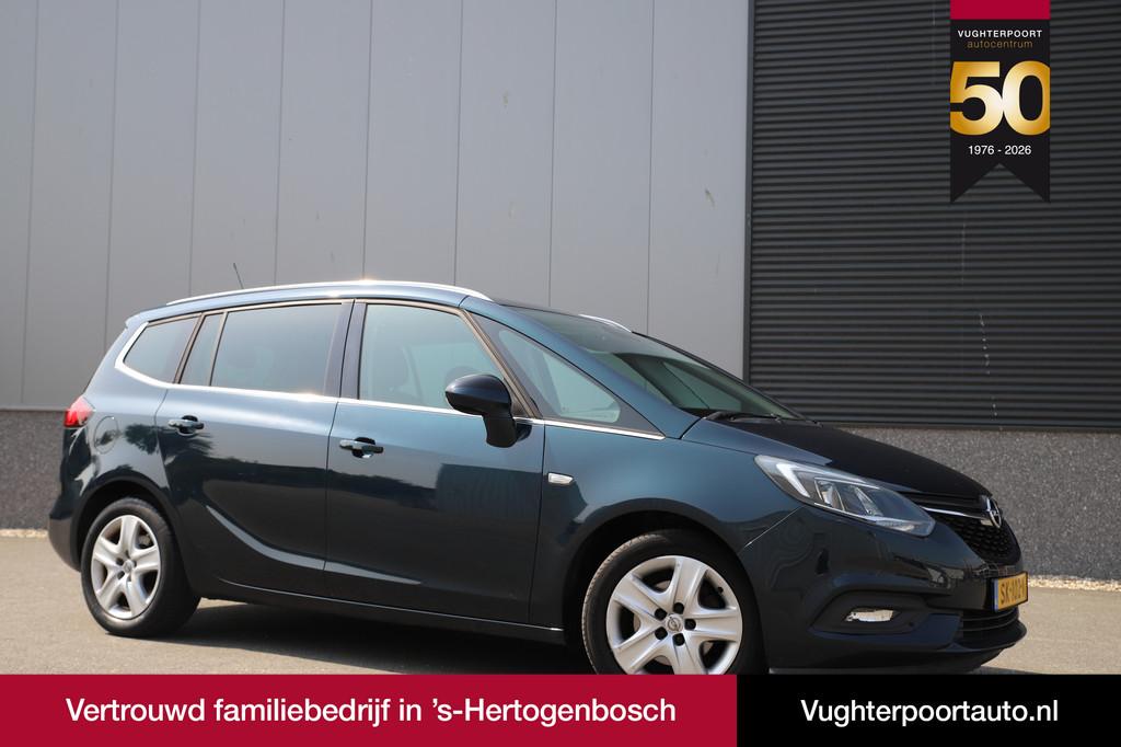 Opel Zafira 1.4 Turbo/120pk/7-persoons/Cruise/Carplay/Emeral, Stof, Gebruikt, 4 cilinders, 7 stoelen