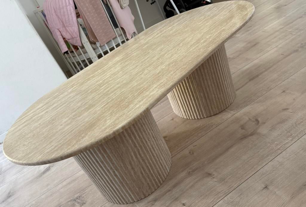 Japandi stijl salontafel, Huis en Inrichting, Tafels | Salontafels, Ophalen, Japandi, 100 tot 150 cm, 50 tot 100 cm