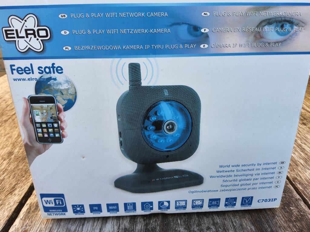 ELRO wifi camera, Ophalen of Verzenden, Gebruikt