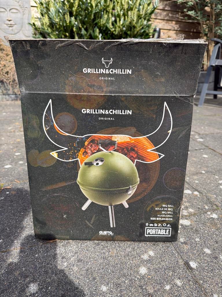 Grillin & Chillin BBQ Ball nieuw in doos, Ophalen of Verzenden, Nieuw