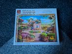 Legpuzzel 1000 st. summer cottage, Ophalen of Verzenden, 500 t/m 1500 stukjes, Gebruikt