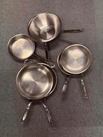 Demeyere 7-ply TripleInduc Bakpannen Set (26 & 30 cm), Inductieplaat, Pannenset, Ophalen of Verzenden, Zo goed als nieuw