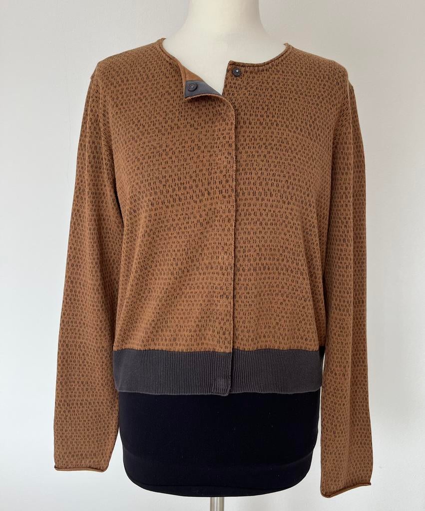 Noa Noa bruin katoenen vestje maat M/L, Maat 38/40 (M), Bruin, Noa Noa, Ophalen of Verzenden