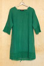 Envy Collection groen linnen jurkje met kant 38 M, Kleding | Dames, Maat 38/40 (M), Envy Collection, Ophalen of Verzenden, Zo goed als nieuw