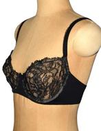 Nieuwe La Perla bh, kant, zwart/beige-nude, Mt. 70 D, La Perla, Verzenden, Zwart, BH