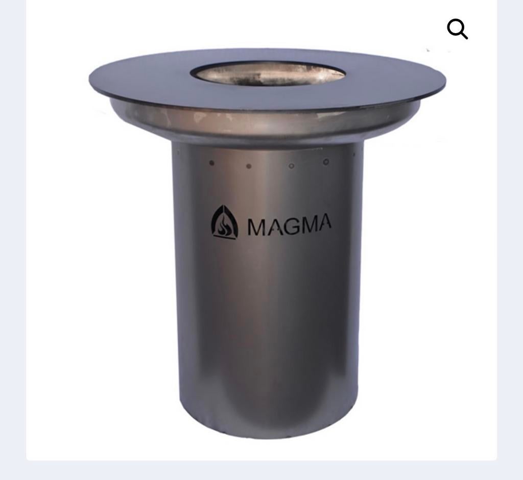 Magma Vuur / BBQ Tafel - Vuurschaal Grillring, Ophalen, Gebruikt
