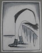 Rienold Postma tekening Sonja, Schuld en boete, 1986, Ophalen