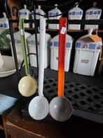 Brocante emaille sauslepel, Ophalen of Verzenden