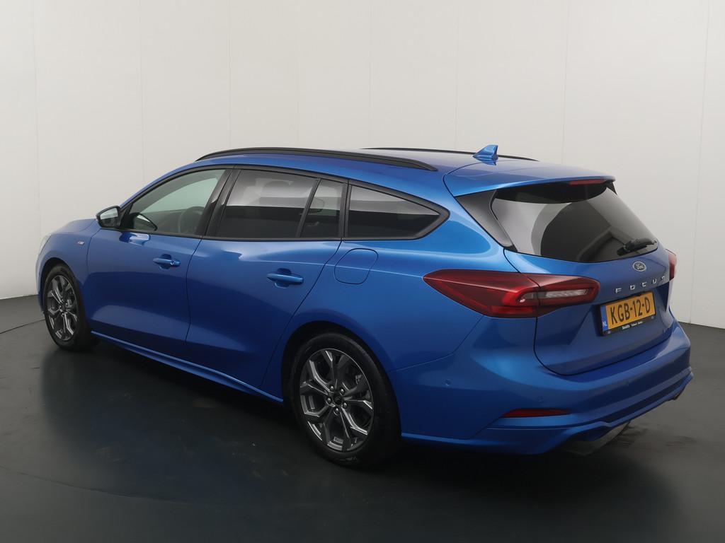 Ford FOCUS Wagon Ecoboost Hybrid 155 pk ST-line | Winter Pac, 12 maanden, Stof, Gebruikt, Blauw