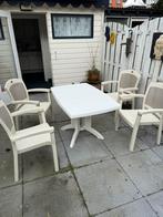 Tuinset, Tuin en Terras, Tuinsets en Loungesets, 4 zitplaatsen, Kunststof, Gebruikt, Ophalen of Verzenden