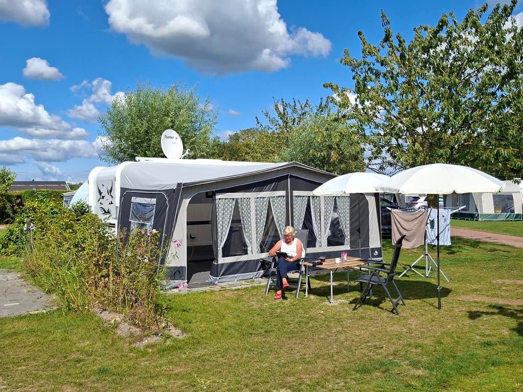 Te koop onze gloednieuwe voortent Dorema Monza XL300, Caravans en Kamperen, Tenten, Ophalen