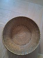 Vintage EMSA houtlook gevlochten mandje, Ophalen of Verzenden, Huis en Inrichting