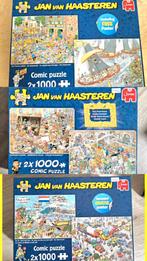 6 complete JAN VAN HAASTEREN  Legpuzzels, Ophalen of Verzenden, 500 t/m 1500 stukjes, Zo goed als nieuw, Legpuzzel