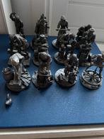 Complete Set: 12 Tinnen Ambachtsbeeldjes - Franklin Mint 197, Ophalen