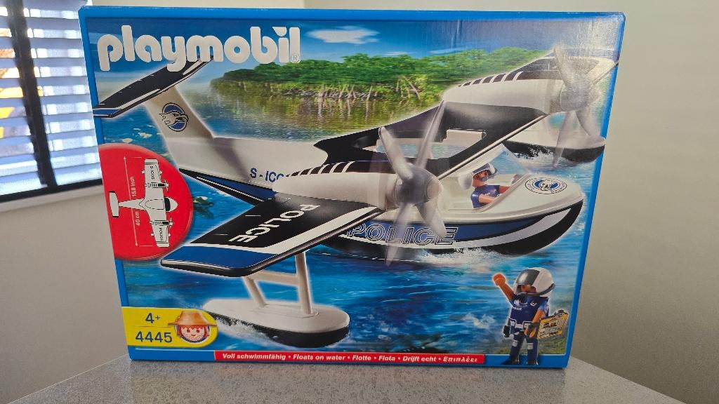 Playmobil 4445 Watervliegtuig Politie nieuw in doos, Kinderen en Baby's, Speelgoed | Playmobil, Nieuw, Complete set, Ophalen of Verzenden