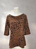 Studio Anneloes Brown Leopard Print Stretch Top XXL, Ophalen of Verzenden, Zo goed als nieuw, Maat 46/48 (XL) of groter, Bruin