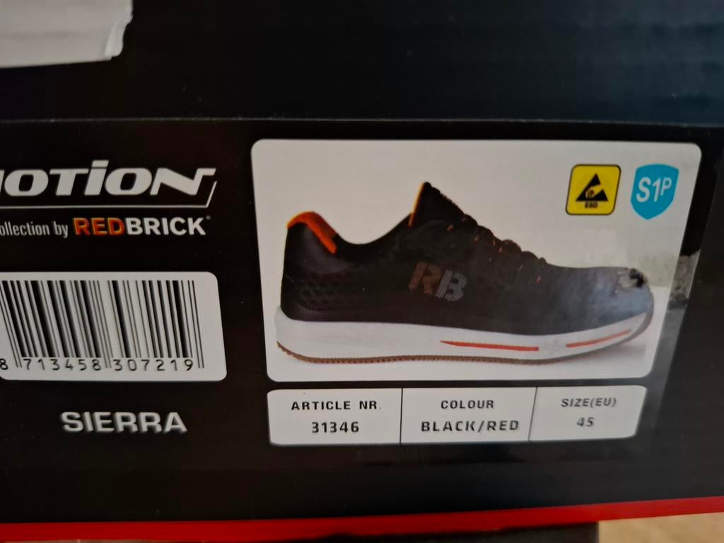 Red Bricks Motion Sierra veiligheidsschoenen - Nieuw in doos, Ophalen, Nieuw