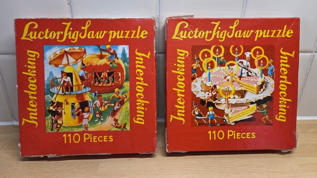 Luctor Jig Saw puzzles 110 stukjes per stuk, Ophalen of Verzenden, Meer dan 50 stukjes, Gebruikt, 6 jaar of ouder