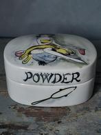 Vintage porseleinen poederdoos, Ophalen of Verzenden