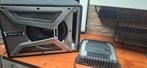 Hertz EBX 250 subwoofer met 2 channel power amplifier, Ophalen of Verzenden