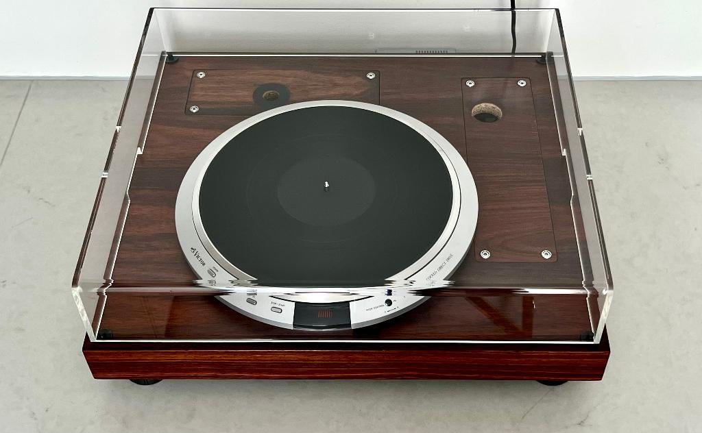 JVC Victor TT-81 in CL-P2 double arm base met 4 armboards, Audio, Tv en Foto, Platenspelers, Gebruikt, Overige merken, Ophalen