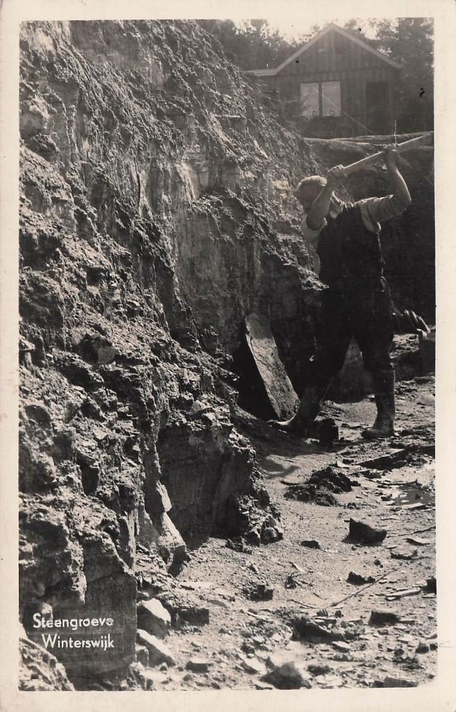 JN1219 Winterswijk Steengroeve Delfstoffen 1937, Ophalen of Verzenden, 1920 tot 1940, Ongelopen, Gelderland