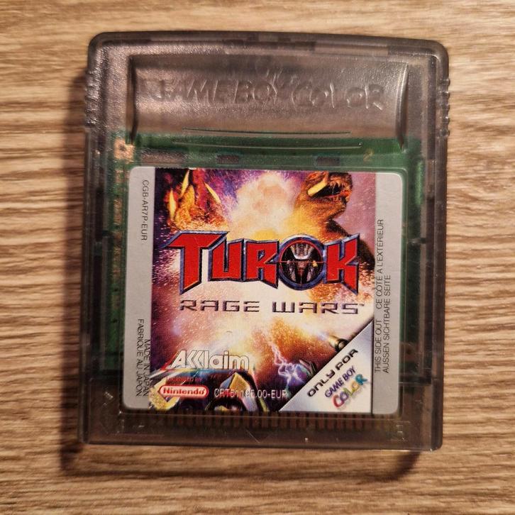 Turok rage wars gameboy color, Spelcomputers en Games, Games | Nintendo Game Boy, Zo goed als nieuw, Role Playing Game (Rpg), 1 speler