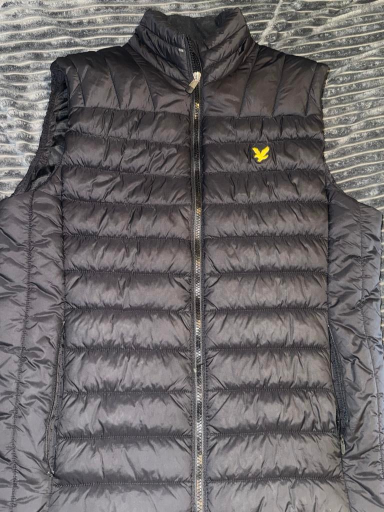 Lyle & Scott Bodywarmer Maat M, Kleding | Heren, Bodywarmers, Ophalen, Zo goed als nieuw, Maat 48/50 (M), Zwart